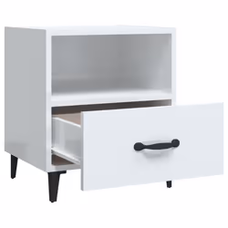 VidaXL 812037 nightstand/bedside table White - Additional view 6