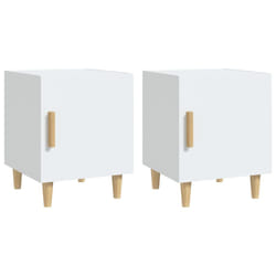 VidaXL 812043 nightstand/bedside table White