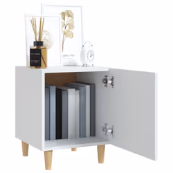 VidaXL 812043 nightstand/bedside table White - Additional view 8