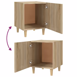 VidaXL 812049 nightstand/bedside table Oak - Additional view 7