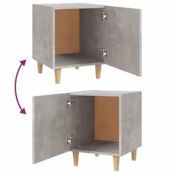 VidaXL 812050 nightstand/bedside table Concrete colour - Additional view 6