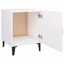 VidaXL 812060 nightstand/bedside table White - Additional view 4