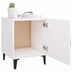 VidaXL 812060 nightstand/bedside table White - Additional view 5
