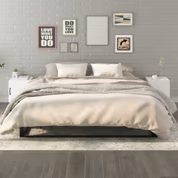 VidaXL 812061 nightstand/bedside table White
