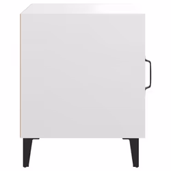 VidaXL 812061 nightstand/bedside table White - Additional view 4