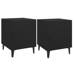 VidaXL 812063 nightstand/bedside table Black