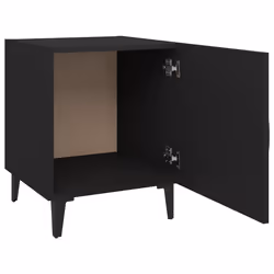 VidaXL 812063 nightstand/bedside table Black - Additional view 6