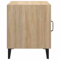 vidaXL 1/2x Bedside Cabinet Engineered Wood End Table Nightstand Multi Colours - sonoma oak, 2 - Additional view 6