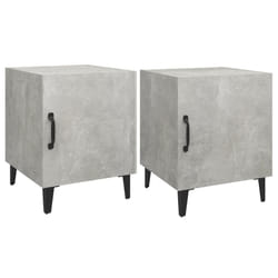 VidaXL 812069 nightstand/bedside table Concrete colour