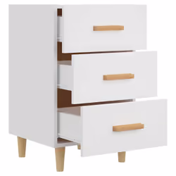 VidaXL 812078 nightstand/bedside table White - Additional view 6