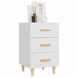 VidaXL 812078 nightstand/bedside table White - Additional view 7