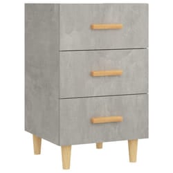 VidaXL 812082 nightstand/bedside table Concrete colour