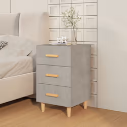VidaXL 812082 nightstand/bedside table Concrete colour