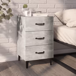 VidaXL 812091 nightstand/bedside table Concrete colour