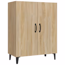 vidaXL Sideboard Console Cabinet Cupboard Storage Organiser Engineered Wood - sonoma oak - Additional view 3