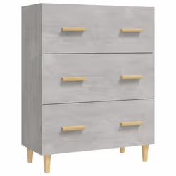 vidaXL Sideboard Engineered Wood Home Storage Cabinet Highboard Multi Colours - concrete grey