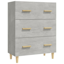 vidaXL Sideboard Engineered Wood Home Storage Cabinet Highboard Multi Colours - concrete grey