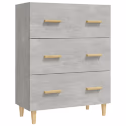 vidaXL Sideboard Engineered Wood Home Storage Cabinet Highboard Multi Colours - concrete grey