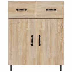vidaXL Sideboard Engineered Wood Indoor Highboard Home Organiser Multi Colours - sonoma oak - Additional view 6