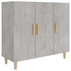 vidaXL Sideboard Console Cabinet Cupboard Storage Organiser Engineered Wood - concrete grey