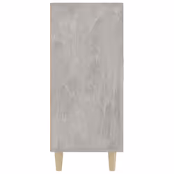 vidaXL Sideboard Console Cabinet Cupboard Storage Organiser Engineered Wood - concrete grey - Additional view 6