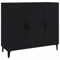 vidaXL Sideboard Engineered Wood Indoor Cupboard Storage Cabinet Multi Colours - black