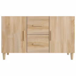 vidaXL Sideboard Storage Cupboard Cabinet Buffet Highboard Engineered Wood - sonoma oak - Additional view 4