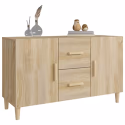 vidaXL Sideboard Storage Cupboard Cabinet Buffet Highboard Engineered Wood - sonoma oak - Additional view 7