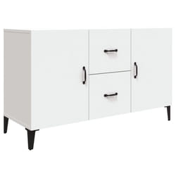 vidaXL Sideboard Storage Cupboard Cabinet Buffet Highboard Engineered Wood - white