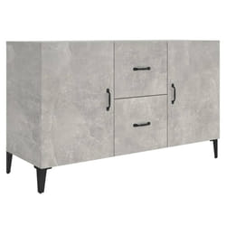 vidaXL Sideboard Storage Cupboard Cabinet Buffet Highboard Engineered Wood - concrete grey