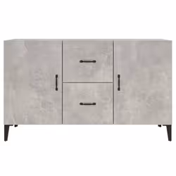 vidaXL Sideboard Storage Cupboard Cabinet Buffet Highboard Engineered Wood - concrete grey - Additional view 6