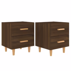 VidaXL 817290, Oak, Wood, 400 mm, 350 mm, 475 mm, 2 pc(s)