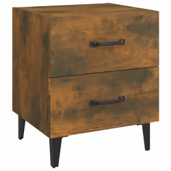 VidaXL 817292, Oak, Metal, Wood, 400 mm, 350 mm, 475 mm, 2 pc(s)