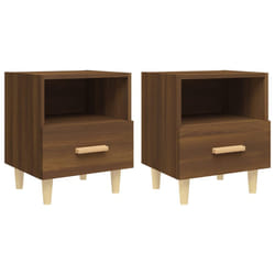 VidaXL 817302 nightstand/bedside table Oak