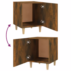 VidaXL 817309 nightstand/bedside table Oak - Additional view 6