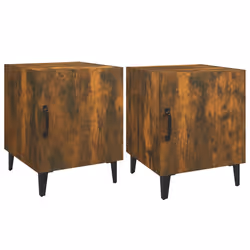 VidaXL 817316, Oak, Metal, Wood, 400 mm, 400 mm, 500 mm, 2 pc(s)