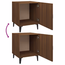 VidaXL 817320 nightstand/bedside table Oak - Additional view 7