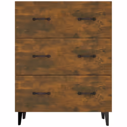 vidaXL Sideboard Engineered Wood Console Cabinet Home Organiser Multi Colours - smoked oak - Additional view 6