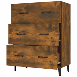 vidaXL Sideboard Engineered Wood Console Cabinet Home Organiser Multi Colours - smoked oak - Additional view 7