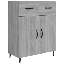 vidaXL Sideboard Engineered Wood Indoor Highboard Home Organiser Multi Colours - grey sonoma