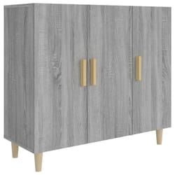 vidaXL Sideboard Console Cabinet Cupboard Storage Organiser Engineered Wood - grey sonoma
