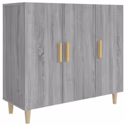 vidaXL Sideboard Console Cabinet Cupboard Storage Organiser Engineered Wood - grey sonoma - Additional view 3