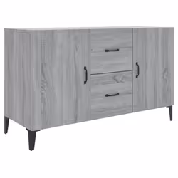 vidaXL Sideboard Storage Cupboard Cabinet Buffet Highboard Engineered Wood - grey sonoma