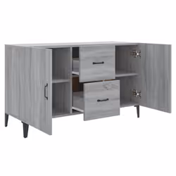vidaXL Sideboard Storage Cupboard Cabinet Buffet Highboard Engineered Wood - grey sonoma - Additional view 8