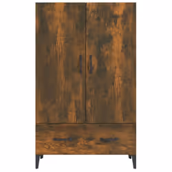 vidaXL Highboard Sideboard Storage Cabinet Cupboard Bookcase Engineered Wood - smoked oak - Additional view 6