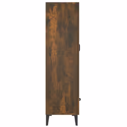 vidaXL Highboard Sideboard Storage Cabinet Cupboard Bookcase Engineered Wood - smoked oak - Additional view 7