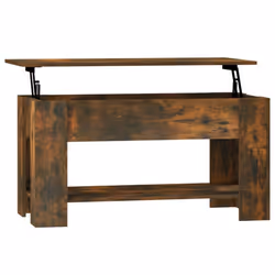 vidaXL Coffee Table Engineered Wood Couch Centre Accent Table Multi Colours - smoked oak - Additional view 7