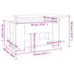 VidaXL 819275 coffee/side/end table - Additional view 8