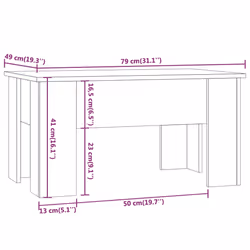 VidaXL 819281 coffee/side/end table - Additional view 8
