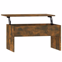 vidaXL Coffee Table Hallway Couch Table Centre Accent Table Engineered Wood - smoked oak - Additional view 2